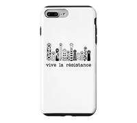 Carcasa para iPhone 7 Plus/8 Plus Vive La Resistance Protest Sign,Resist Cat Paw Womens Rights