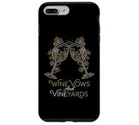 Carcasa para iPhone 7 Plus/8 Plus Votos De Vino Y Viñedos Boda Destino Elopement Novia