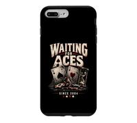 Carcasa para iPhone 7 Plus/8 Plus Waiting For Aces Since 2004 Funny Poker Player