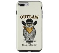 Carcasa para iPhone 7 Plus/8 Plus Western Owl Cowboy Night Watch Country