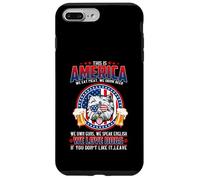 Carcasa para iPhone 7 Plus/8 Plus Westie Dog This America We Love Dogs Patriotic 4th of July