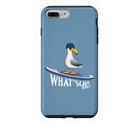 Carcasa para iPhone 7 Plus/8 Plus What Sup Beaches Gaviota de Stand Up Paddle Casual