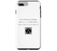 Carcasa para iPhone 7 Plus/8 Plus When in Rome, do as The Romans do. Entra a la Ciudad y Sigue la Ciudad