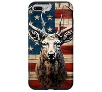 Carcasa para iPhone 7 Plus/8 Plus Whitetail Deer Buck Hunting Vintage Hunter American USA
