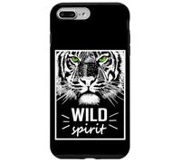 Carcasa para iPhone 7 Plus/8 Plus Wild Spirit Tiger Quotes Summer Illustration Graphic Design