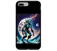 Carcasa para iPhone 7 Plus/8 Plus Wild Wendigo Skinwalker in Space Illustration Graphic Design