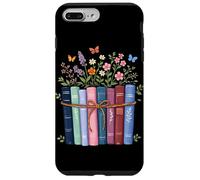 Carcasa para iPhone 7 Plus/8 Plus Wildflowers Book Lover Reading Lector de Libros Florales estéticos
