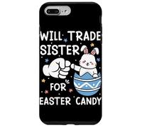 Carcasa para iPhone 7 Plus/8 Plus Will Trade Sister por Dulces de Pascua Lindo Huevo de Conejito