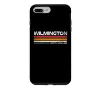 Carcasa para iPhone 7 Plus/8 Plus Wilmington North Carolina Retro Rayas Vintage City Design