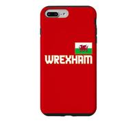 Carcasa para iPhone 7 Plus/8 Plus Wrexham Wales City Cymru, dragón de Bandera de Gales, Rojo