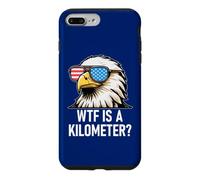 Carcasa para iPhone 7 Plus/8 Plus WTF is a Kilometer 4th of July US Flag USA Eagle America