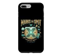 Carcasa para iPhone 7 Plus/8 Plus X Marks The Spot Adventure Espera Tesoro Digital náutico