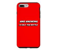Carcasa para iPhone 7 Plus/8 Plus Y Saber es la Mitad de la Batalla | Dibujos Animados Militares