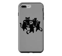 Carcasa para iPhone 7 Plus/8 Plus Y2K 90s Cute Cats and Tomcats Bailando en un círculo