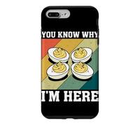 Carcasa para iPhone 7 Plus/8 Plus Ya Sabes por qué Estoy aquí Me Encanta Deviled Egg Otoño Acción de Gracias