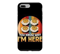 Carcasa para iPhone 7 Plus/8 Plus Ya Sabes por qué Estoy aquí Me Encanta la Cena de Acción de Gracias con Huevos Rellenos