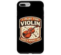 Carcasa para iPhone 7 Plus/8 Plus Yo toco el violín eso es lo Que Hago Profesor Violinista Vintage