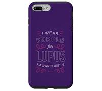 Carcasa para iPhone 7 Plus/8 Plus YO Uso Morado para Lupus Conciencia SLE Meme
