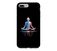 Carcasa para iPhone 7 Plus/8 Plus Yoga Yogi Mediación Zen Bandera Americana USA Drip Graffiti