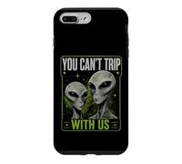Carcasa para iPhone 7 Plus/8 Plus You Can't Trip with Us Funny Alien Retro Vintage UFO Graphic