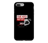Carcasa para iPhone 7 Plus/8 Plus Your Voice Matters, Graphic Saying
