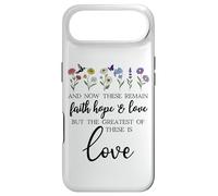 Carcasa para iPhone Air 1 Corinthians 13:13 Bible Verse Christian Faith Hope Love