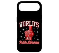 Carcasa para iPhone Air #1 Public Librarian World - Gráfico de Dedos de Espuma número uno