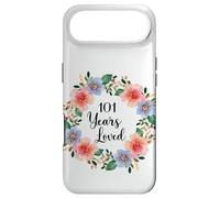 Carcasa para iPhone Air 101 Years Loved 101th Birthday Floral 101 Years Loved Women