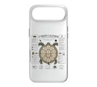 Carcasa para iPhone Air 13 Moon Turtle Lunar Calendario Naturaleza Diseño Shell