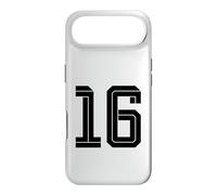 Carcasa para iPhone Air #16 Blanco Vintage Número 16 Estilo de Fútbol Fan Deportes