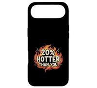 Carcasa para iPhone Air 20% Hotter Than You Llamas Divertido Sarcástico