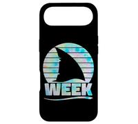 Carcasa para iPhone Air 2025 Week Retro Shark Fin Lover Sea Ocean Animal Summer Trip