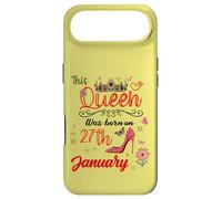 Carcasa para iPhone Air 27 de enero Cumpleaños Esta Reina nació el 27 de Enero