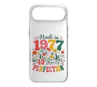Carcasa para iPhone Air 49 Year Old Made in 1977 Retro Floral 49th Birthday Women