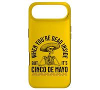 Carcasa para iPhone Air 5 de Mayo Esqueleto Muerto Dentro Sombrero Cinco México