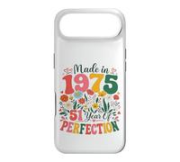 Carcasa para iPhone Air 51 Year Old Made in 1975 Retro Floral 51st Birthday Women