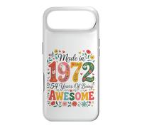 Carcasa para iPhone Air 54 Year Old Made in 1972 Retro Floral 54th Birthday Women