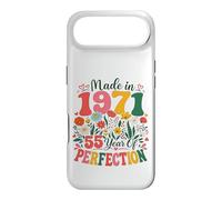 Carcasa para iPhone Air 55 Year Old Made in 1971 Retro Floral 55th Birthday Women