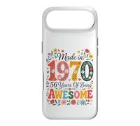 Carcasa para iPhone Air 56 Year Old Made in 1970 Retro Floral 56th Birthday Women