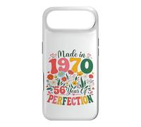 Carcasa para iPhone Air 56 Year Old Made in 1970 Retro Floral 56th Birthday Women
