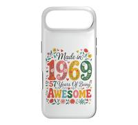 Carcasa para iPhone Air 57 Year Old Made in 1969 Retro Floral 57th Birthday Women