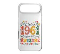 Carcasa para iPhone Air 65 Year Old Made in 1961 Retro Floral 65th Birthday Women