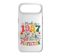 Carcasa para iPhone Air 69 Year Old Made in 1957 Retro Floral 69th Birthday Women
