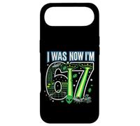 Carcasa para iPhone Air 7º cumpleaños tenía 6 años Ahora Soy 7 Six Seven 67 Space Alien UFO