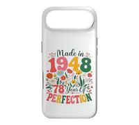 Carcasa para iPhone Air 78 Year Old Made in 1948 Retro Floral 78th Birthday Women