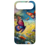 Carcasa para iPhone Air a Bunch of Butterflies Playing surrounds of Daisy Flowers