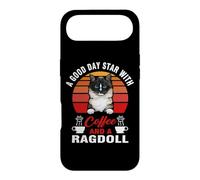 Carcasa para iPhone Air A Good Day Starts with Coffee and A Ragdoll Cat Funny Cats