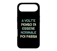 Carcasa para iPhone Air A Veces pienso Que Soy Normal y Luego Pasa en Italiano