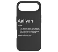 Carcasa para iPhone Air Aaliyah Tiene Buen corazón Divertido Nombre Definición Aaliyah