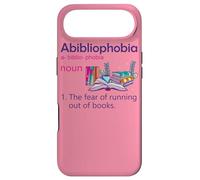 Carcasa para iPhone Air Abibliofobia Definición Lectura Nerd Amantes del Libro Geek Girls